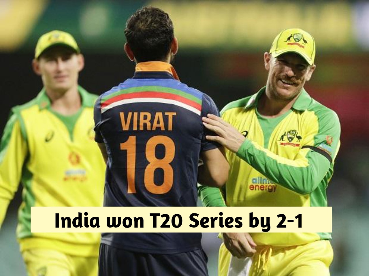 India won T20 Series by 2-1